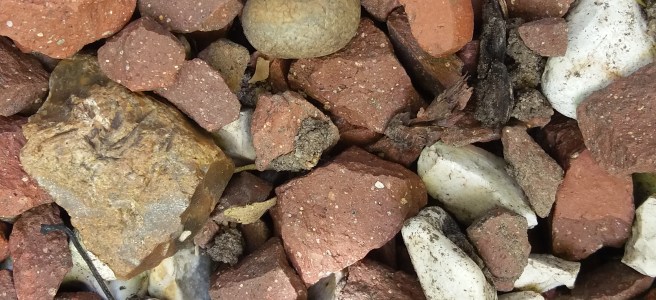 Mixed pebbles - great for plopping in still water