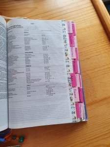 Bible Index Tabs