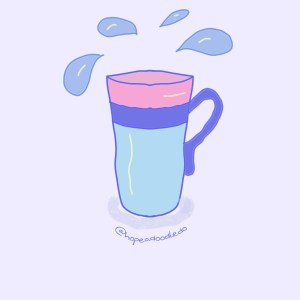 A mug of water
