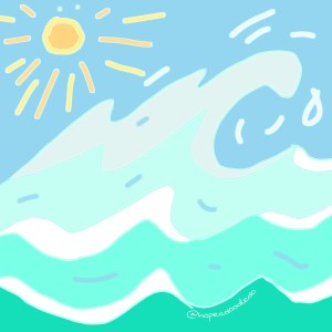 And ocean wave doodle