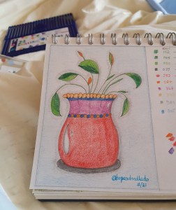 Doodle of a flower pot