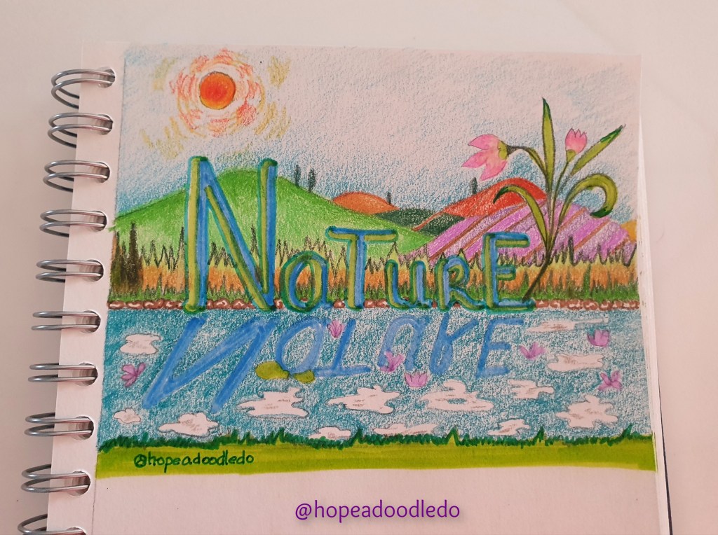 Coloured Pencil Sketch Of Nature