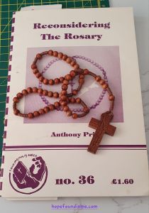 Front Cover of the Booklet - Reconsidering The Rosary by Anthony Price 